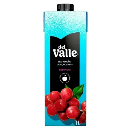 Suco del valle mais uva sem adição de açúcar 1l