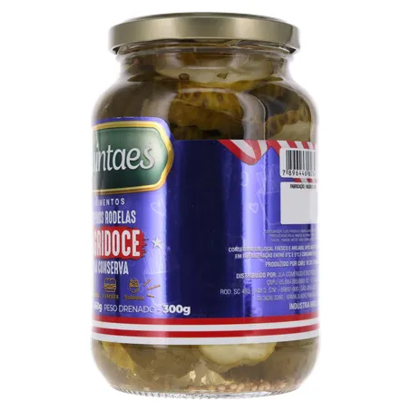 Pepino conserva quintaes rodel.300g 360-6