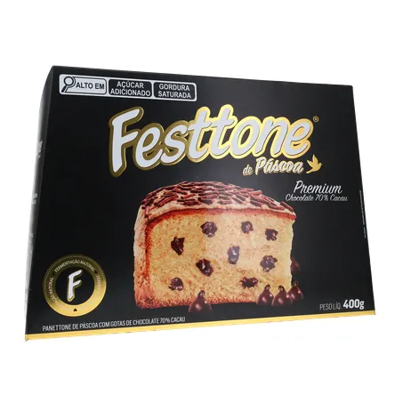Panettone de Páscoa Festtone Chocolate 70 Cacau 400G 360-34