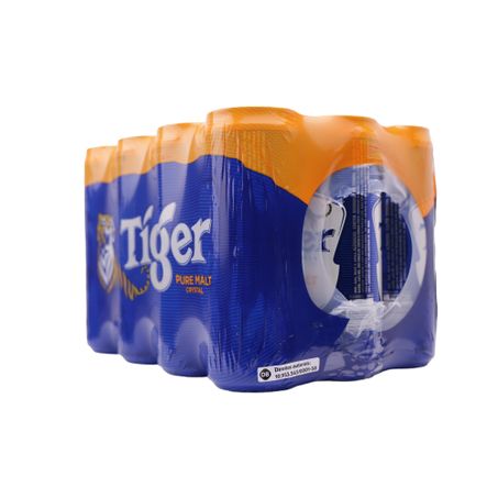 Cerveja Tiger Puro Malte Crystal Lata 350ml - Pacote com 12un - 4.2lt 360-39