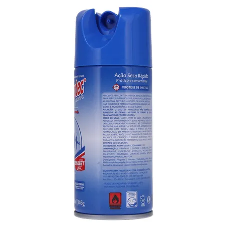 Repelente insetprotec aer 200ml 360-9