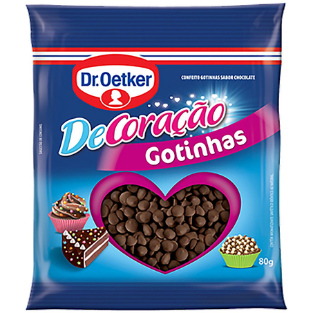 Gotas de Chocolate Dr. Oetker 80g
