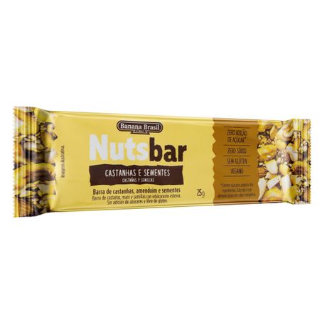 BARRA CASTANHA NUTS BAR CAST SEMEN 25G 360-2