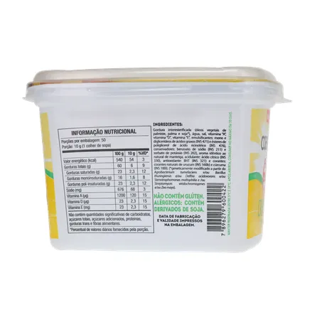 Margarina Coamo Cremosa 60  Lipidios 500g 360-19