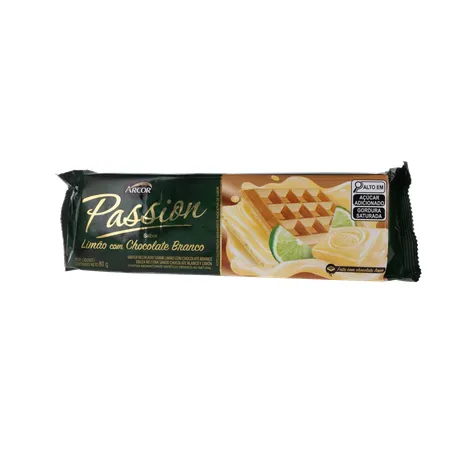 Biscoito Wafer Passion Limão Chocolate Branco 80G 360-1