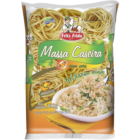 Massa caseira fritz frida talharim ninho 300g*.