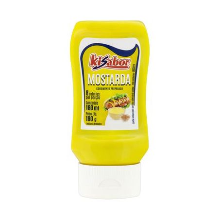 Molho de mostarda kisabor 180g.