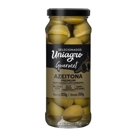 Azeitona uniagro verde c c vd 200g