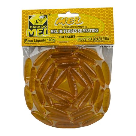MEL SILVESTRE EM SACHE 100G CASA DO MEL