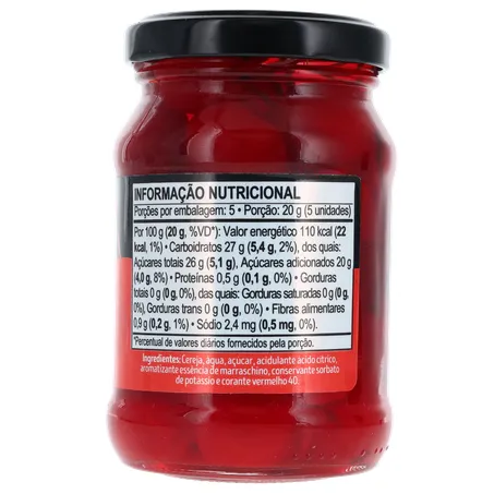 Cereja Uniagro ao Marrasquino 100g 360-12