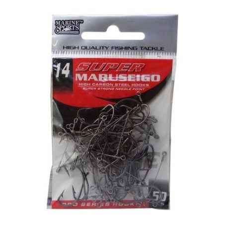 ANZOL SUPER MARUSEIGO BLACK NICKEL N14 CARTELA C/50