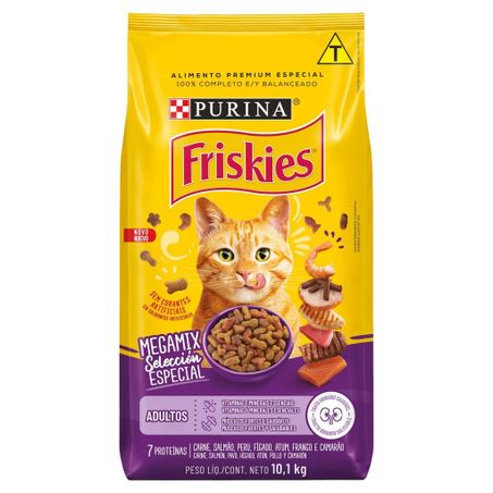 RAÇÃO PURINA FRISKIES GATO ADULTO MEGAMIX 10,1KG