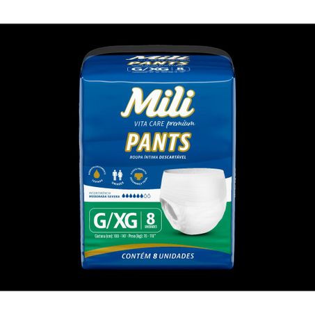 Roupa Intima Mili 8un Care Pants GXg