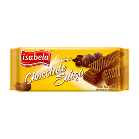 Wafer isabela 100g chocolate suico