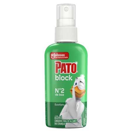 Desodorizador Sanitário Liquido Pato 60ml - Block - Eucalipto