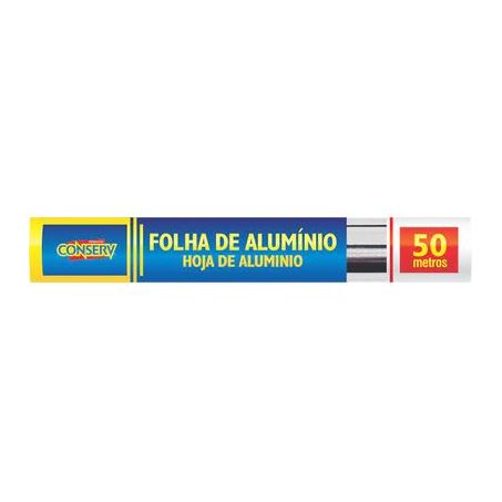 Folha de alumínio conserv 50mt 45cmx50m