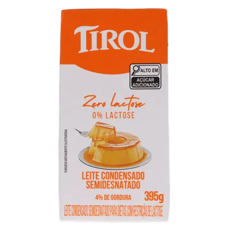 Leite Condensado Tirol Zero Lactose 395g | Hippo Supermercados
