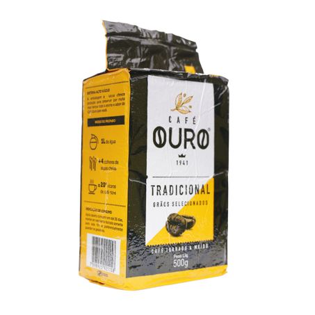 CAFÉ PÓ OURO VÁCUO TRADICIONAL 500G 360-54