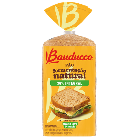 PÃO DE FORMA BAUDUCCO INTEGRAL 390G