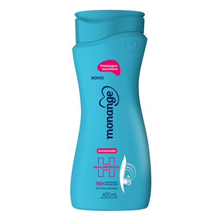 Hidratante Corporal Monange Antissinais Hialurônico Frasco 400ml