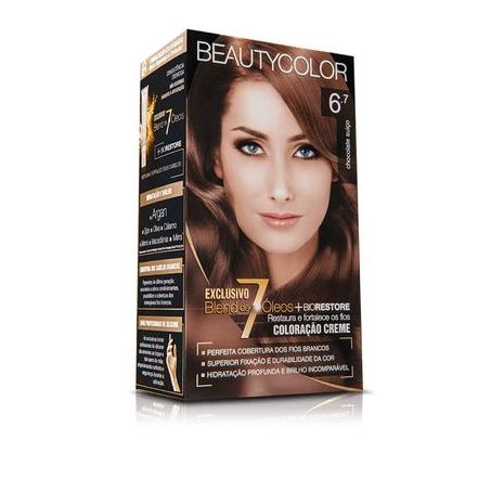 COLORAÇÃO BEAUTYCOLOR KIT CHOCOLATE SUÍÇO 6.7
