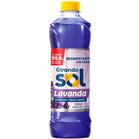 Desinfetante girando sol 500ml lavanda