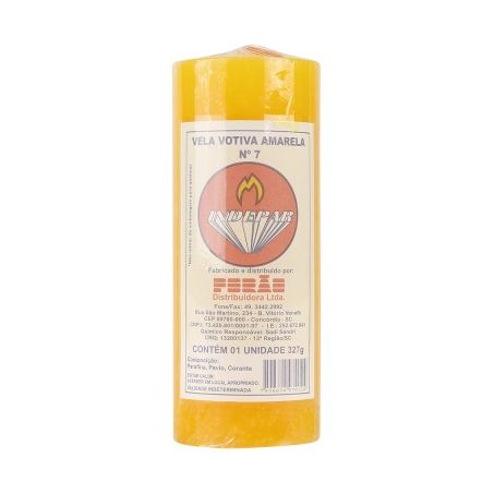 Vela amarela 7 dias indepar 327g
