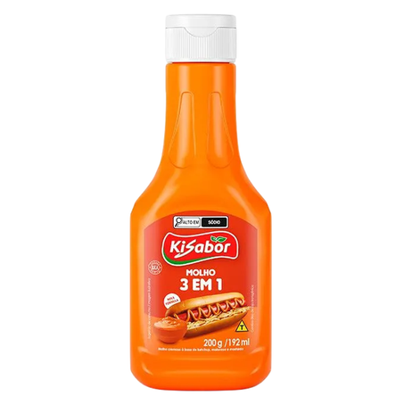 Molho kisabor 3 em 1 kisabor 200g