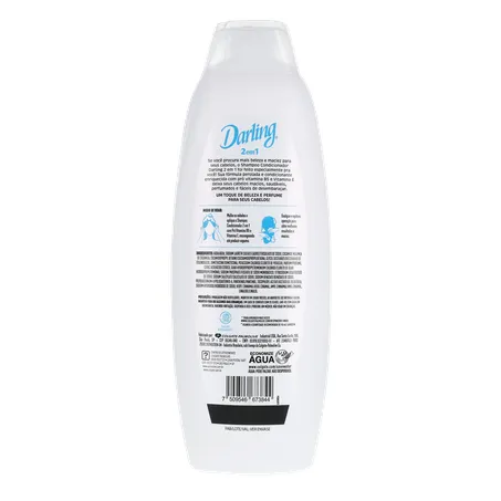 Shampoo 2 em 1 Original Darling Frasco 650ml Tamanho Família 360-2