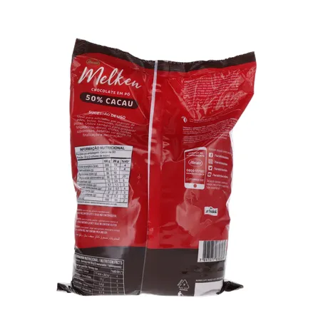 Chocolate pó harald melken 50/100 cacau 1,010kg 360-2