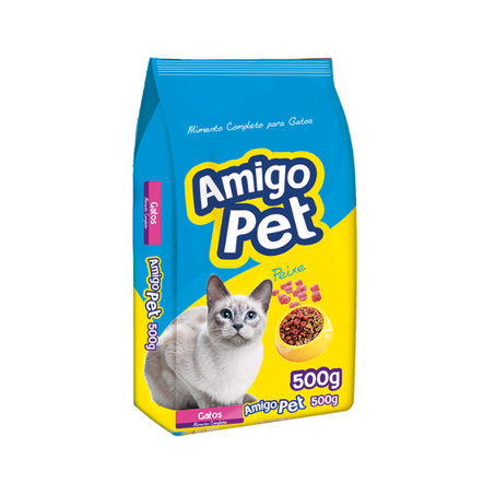 RAÇÃO PARA GATO CBS AMIGO PET PEIXE 500G