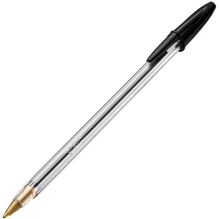 Caneta bic cristal preta