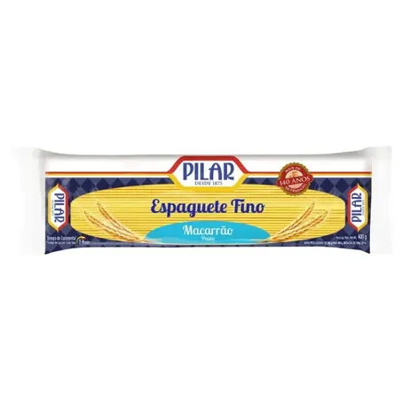 Massa sêmola espaguete pilar 400g