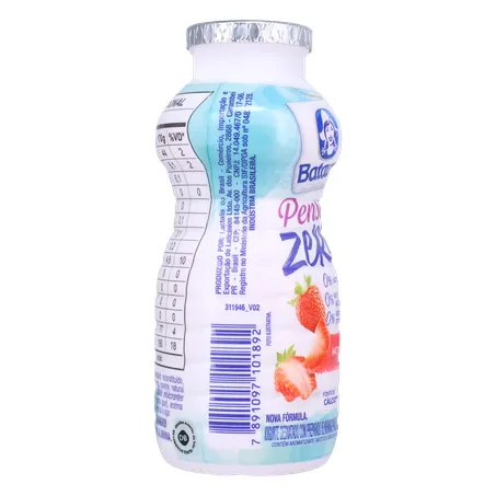 Bebida Láctea Fermentada Batavo Pense Zero Morango 170g 360-30