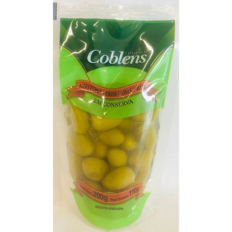 Azeitona coblens verde c/car sache 110g