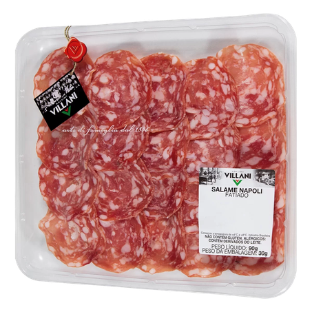 SALAME VILLANI 90G NAPOLI FATIADO