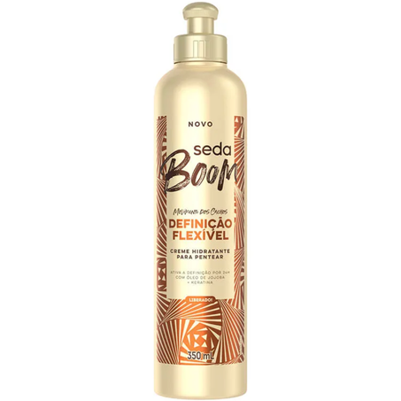 Creme pentear seda 350ml boom definicao flexivel
