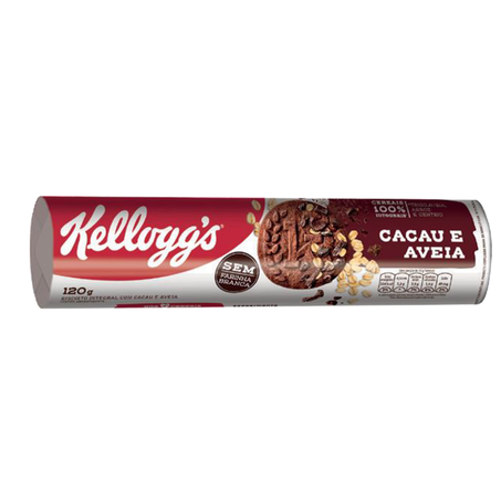 BISCOITO KELLOGGS 120G CACAU E AVEIA