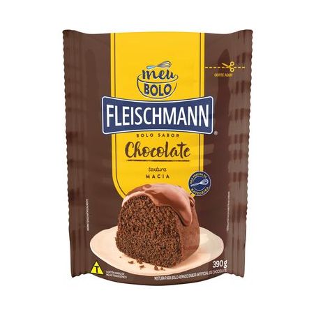Mistura Para Bolo Fleischmann Chocolate 390G