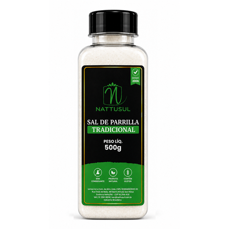 SAL DE PARRILLA NATTUSUL TRADICIONAL 500G