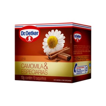 Cha camomila especiarias dr.oetker 10un