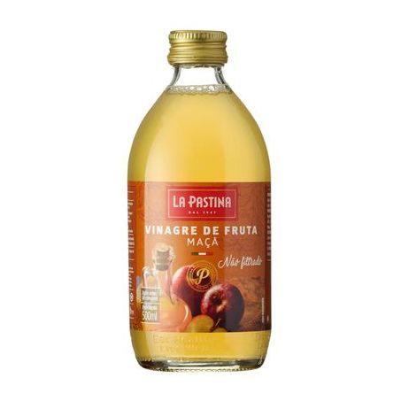 VINAGRE LA PASTINA MACA NAO FILTRADO 500ML