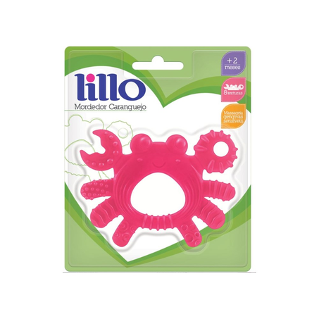 Mordedor Lillo Caranguejo Rosa 