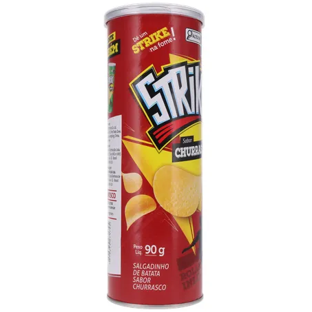 SALGADINHO BATATA STRIKE CHURRASCO POTE 90G 360-32