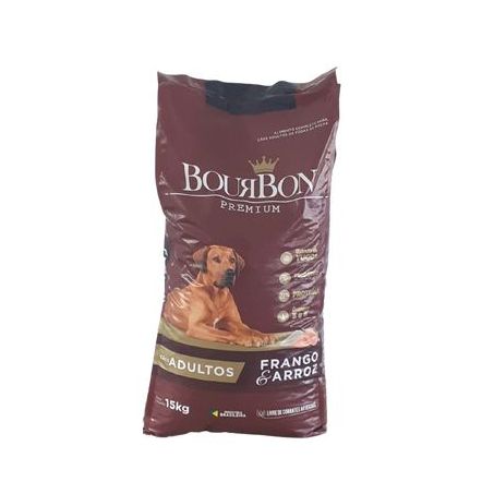 Raçao Bourbon Premium 15kg Frango e Arroz