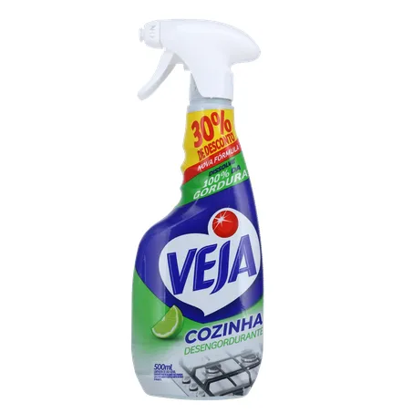 Limpador Veja 500ml - Desengordurante - Pulverizador - Com 30% de Desconto