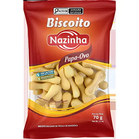 Nazinha Biscoito De Polvilho Papa Ovo 70G