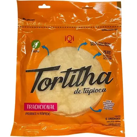 Tortilha De Tapioca Tradicional IQI 240g
