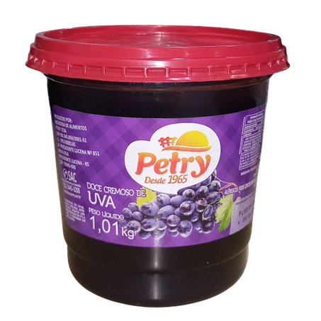 Doce de fruta petry uva 1.01kg
