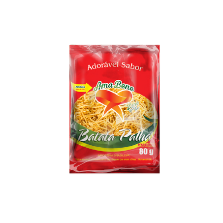Batata Palha Ama Bene Tradicional Pacote 80g 
 